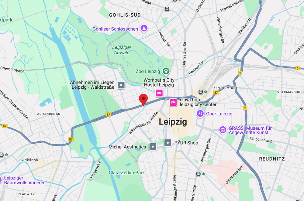 Grupetto Jahnallee Leipzig Karte